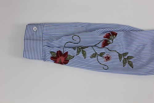 Womens Cameo Rose Shirt Size 14 Embroidered Humming Birds Button Up Article - Picture 11 of 12