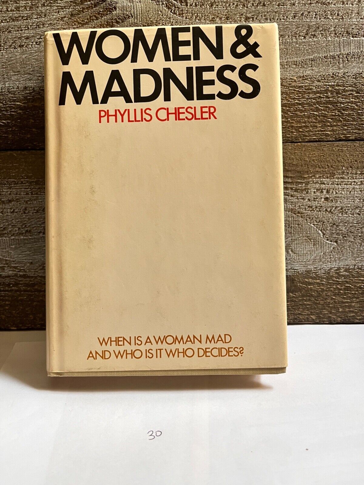 Women and Madness by Phyllis Chesler