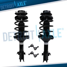 Front Struts & Coil Spring Sway Bars Links for 2006 2007 2008 Subaru Forester