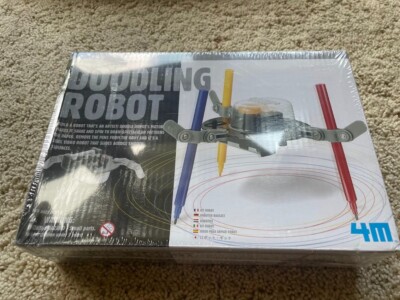 4M KidzRobotix Doodling Robot - DIY Science Engineering Robotics Kit - STEM Toys