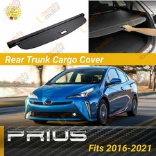 Fits Toyota Prius 2016-2022 Trunk Black Oe Style Retractable Cargo Cover Shield