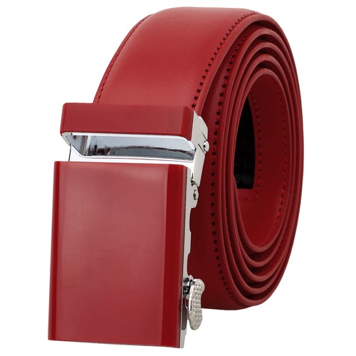 Falari Men Unisex Classic Ratchet Dress Belt Genuine Leather Casual Golf Belt - Picture 78 of 83