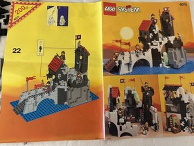 LEGO Castle: Wolfpack Tower 6075 Incomplete w/ Mini-figures & Manual