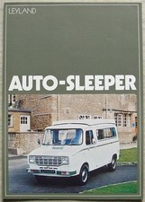 LEYLAND AUTO SLEEPER MOTOR CARAVAN Sales Brochure 1975