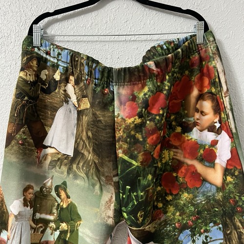 Dolls Kill x Wizard Of Oz Women's Poppy Graphic Printed Sweatpants Size 3X - Picture 3 of 10