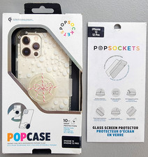 PopSockets PopCase For Apple iPhone 12/12Pro Slide Case w/ Screen Protector New