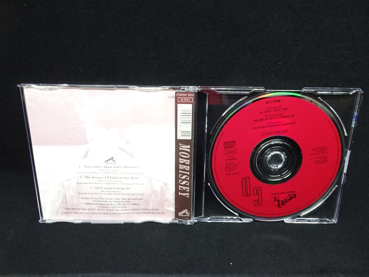 Morrissey – November Spawned A Monster - CD SINGLE - VG+ - NEW CASE!!!