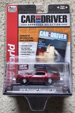 Auto World 1:64 DIECAST '76 PONTIAC FIREBIRD T/A Ultra RED Chase Nice Piece