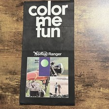 Norton Ranger 750 Motorcycle Brochure Vintage 1960s Dealer Sales Advertising