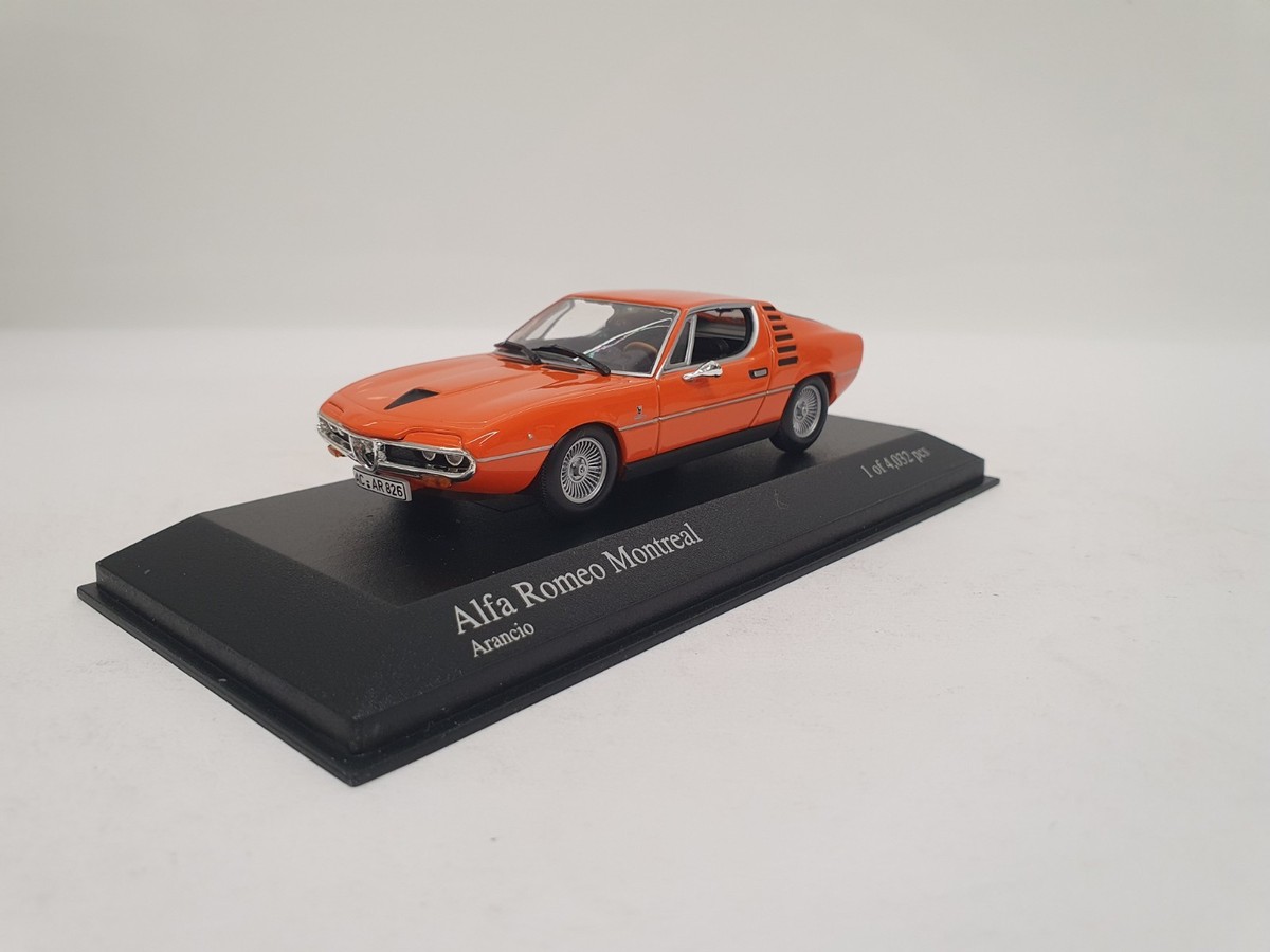 1/43 ALFA ROMEO MONTREAL 1973 ORANGE MINICHAMPS 400120620 NO