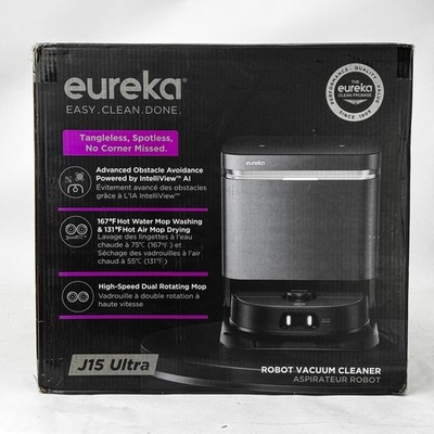 Eureka J15 Ultra Self Emptying Robot Vacuum, 19,000 Pa Suction, Flex-Arm Mop