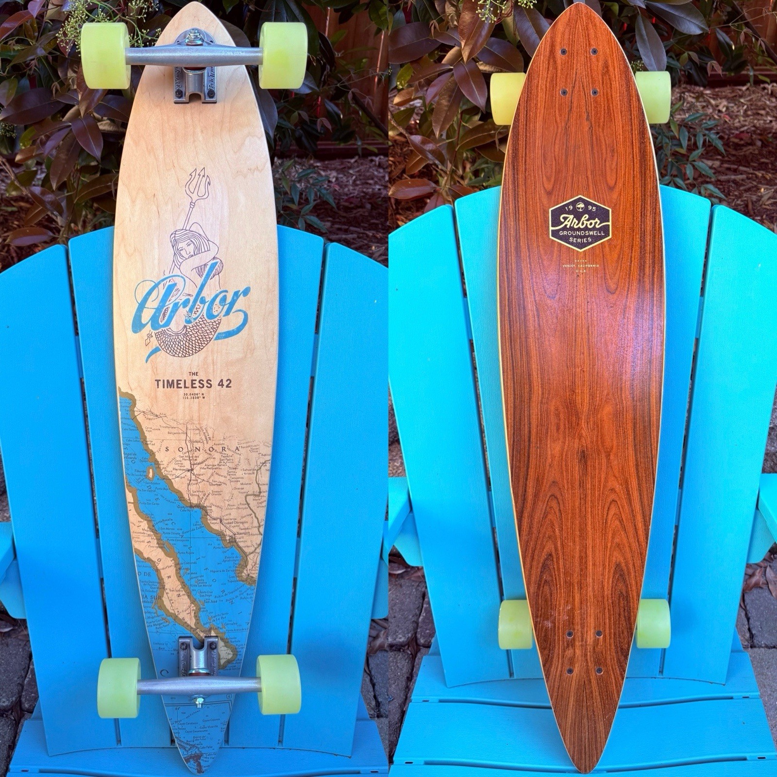 - Timeless Groundswell Complete Longboard Skateboard 9&rdquo; X 