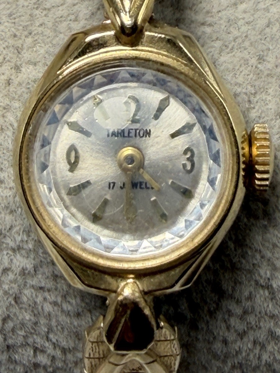 Tarleton Ladies Manual Wind Vintage Cocktail Working Watch 17MM 5.75\