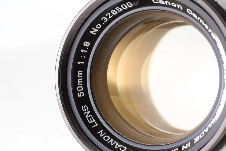 Tested [Near MINT w/ HOOD] Canon 50mm f1.8 Leica Screw L39 LTM Lens From JAPAN - Image 3 of 4