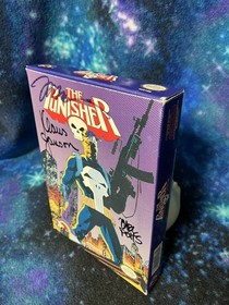 The Punisher NES CIB Signed Box (Jim Lee, Carl Potts, Klaus Jansen)