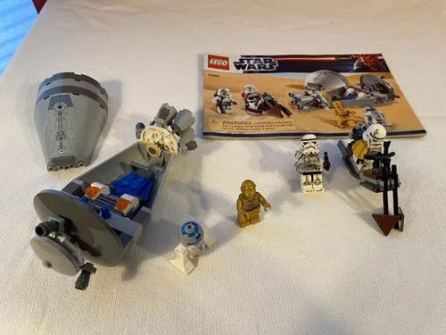 LEGO Star Wars Droid Escape 9490 100 % Complete  With Minifigures Manual