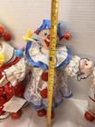 Vintage 1989 Heritage Mint Porcelain Clown Dolls Set of 3 with Original Tags — photo 6