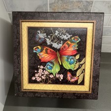 Decorative 3-D Butterfly/Floral Box From The ...