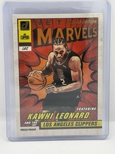 Kawhi Leonard Press Proof Gold Foil | 2021-22 Panini Donruss Net Marvels #17