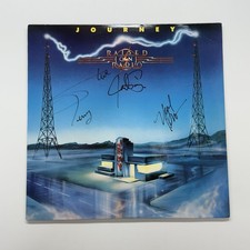 JOURNEY "Raised on Radio" Special Edition Autographed Album Promo Steve Perry +2