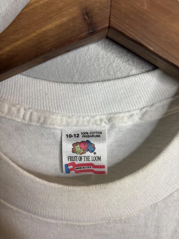 Camisa De Colección X-Men Niños 10-12 Blanca Marvel Comics Gráfico Hecha en EE. UU. 1991 90s Foto 4 de 4