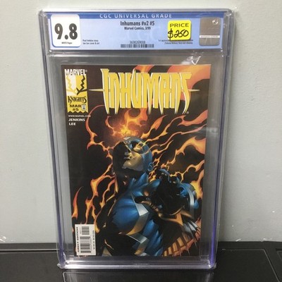 Inhumans #v2 #5 CGC 9.8 Marvel Comics Jenkins Lee Black Widow