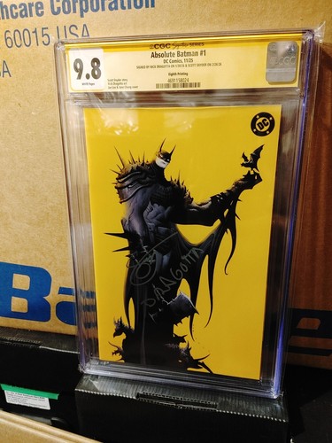 POP 7 Absolute Batman 1 8th Printing Jae Lee cover CGC SS 9.8 Dragotta & Snyder