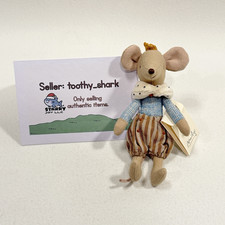 Maileg Prince Mouse Light Blue Big Brother Royal Family New - Ship from US