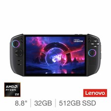 Image of Lenovo Legion Go Handheld Gaming Console, AMD Ryzen Z2, 32GB RAM, 512GB SSD