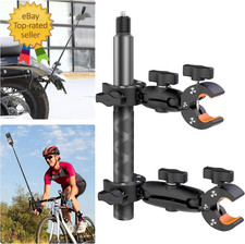 Motorcycle Bike Handlebar Clamp Mount for Insta360 Action Camera Adjustable Re
