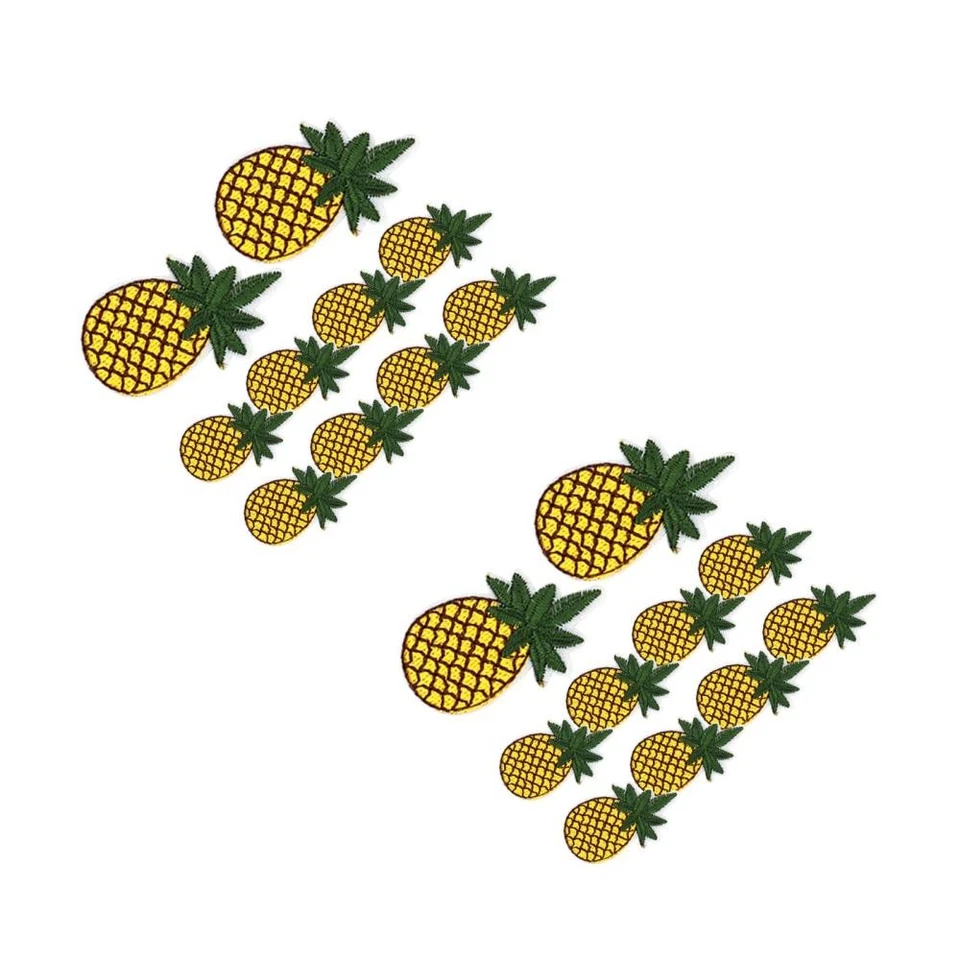  2 Pack Patches for Jackets Backpacks Fruit Iron Blossom Embroidered - Image 4 of 4