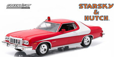 Greenlight Starsky Hutch 1976 Ford Gran Torino 164 Scale Die Cast Metal
