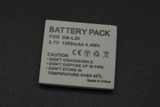UK Battery for Sanyo DB-L20 DB-L20A Xacti DMX-CG65-K Xacti VPC-C4S NEW
