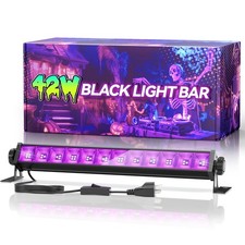 42W LED Black Light Bar, Blacklight with 6FT Cord Switch Plug, Glow in The Dark
