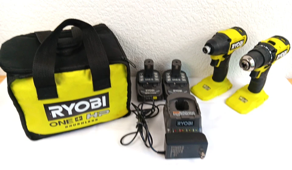 Taladro atornillador RYOBI ONE + HP 18V PSBDD01CN y atornillador de impacto PSBID01CN + ¡4 bonificaciones! Foto 2 de 4