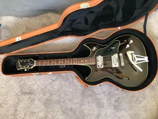 Greco Hollow Body Guitar Double Cut 1960s MIJ w/Case