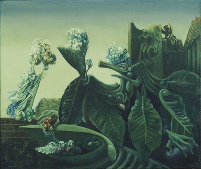 Max Ernst die Nymphe Echo Kunstdruck Poster Leinwand Wanddeko Modern Home Interior
