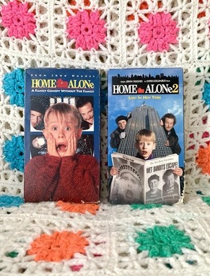 Home Alone 1 & 2 VHS Tape Movies In Good Pre-Owned Condition