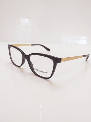Neu Dolce & Gabbana DG3317 Vollrand Schwarz Brille Brillengestell