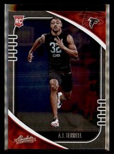 2020 Panini Absolute #102 A.J. Terrell Blue