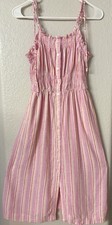UNIVERSAL THREAD Pink Midi Spring Summer Sun Dress Vacation Resort Sz M