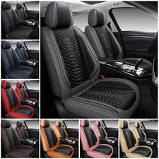 For RAM 1500 2500 3500 Leather Seat Covers Full Set Front Rear 5 Seats Protector