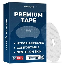 Hypoallergenic Sleep Tape, Latex-Free, Comfortable, Gentle on Skin - 60 ct. New