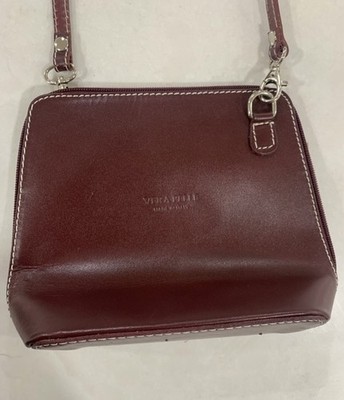 Vera Pelle Women's Leather Crossbody Bag Backpack