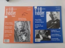 Fiddler Magazine Lot--Winter 1994/95 + Fall 1994 Michael Doucet, Kenny Baker