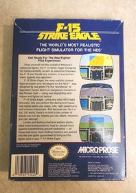 Nintendo NES Game: F-15 Strike Eagle