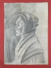 Vincent van Gogh Drawing on paper (Handmade) signed and stamped