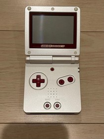 Game Boy Advance SP White Famicom Color Bundle with AC Adapter