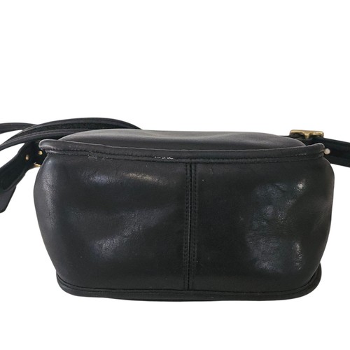 Bolso Bandolera Coach Janice Legacy 9950 De Colección Cuero Negro Latón - Imagen 9 de 18