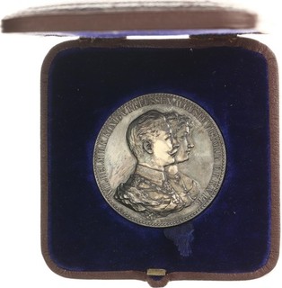 Preussen Silbermedaille o.J. von Weigand Ehejubiläum